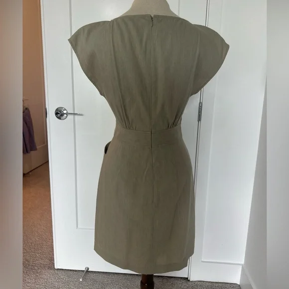 Theory Anderson Stretch linen Summer dress size 2 NWOT - Picture 5 of 10